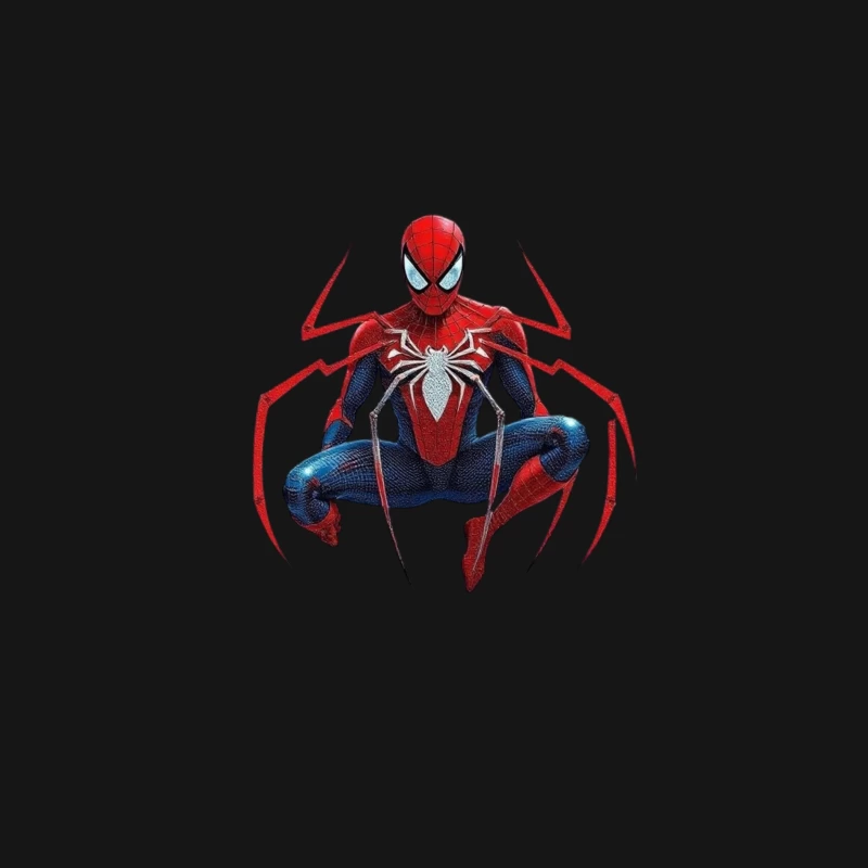 Spider-Man Advanced Suit from Marvel's Spider-Man Video Game Male Long Sleeve T-Shirt