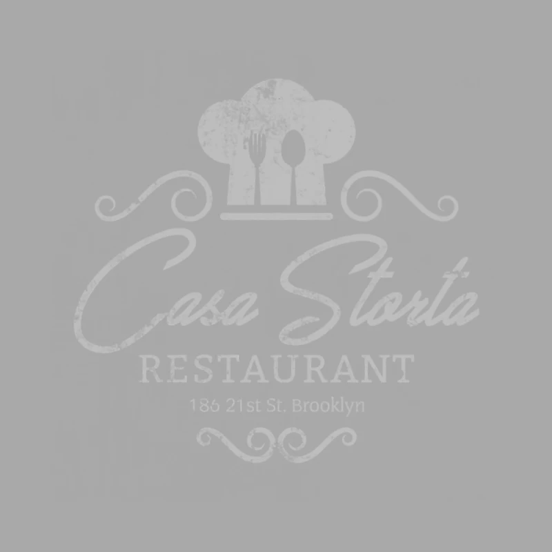 Casa Storta Restaurant, distressed Female Pullover Hoodie