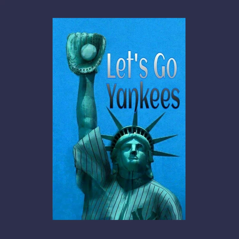 Baseball - New York Yankees - LET'S GO YANKEES Male Long Sleeve T-Shirt