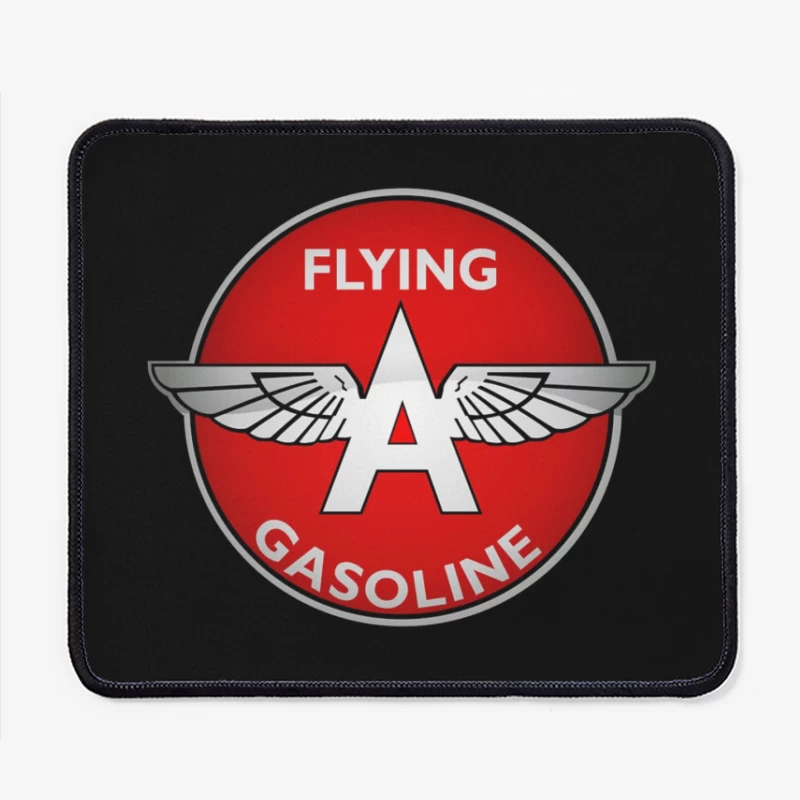 Vintage Flying A Gasoline Aviation Logo Mouse Pad