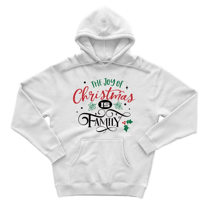 La Joie de Noël et de la Famille Homme Sweat à capuche