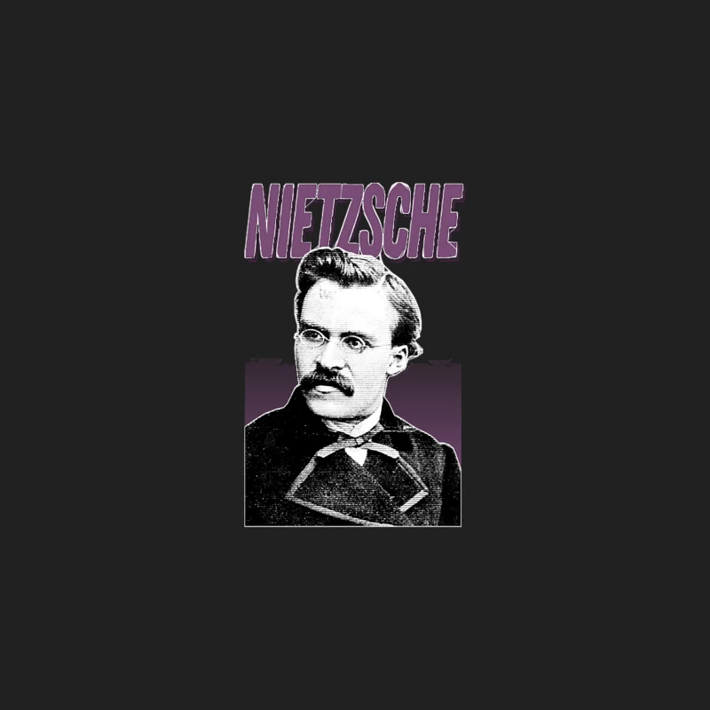 Friedrich Nietzsche Graphic Design Hipster Statement Bucket Hat