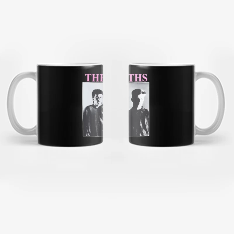 The Smiths Classic Black and White Band Album Cover from the 1980s Coffee Mug