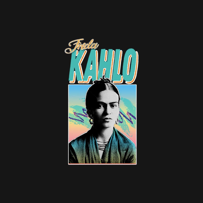 Frida Kahlo 90s Styled Retro Graphic Design Male Long Sleeve T-Shirt