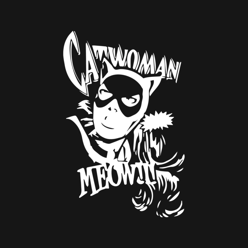 Catwoman Meow Comic Funny Mouse Pad