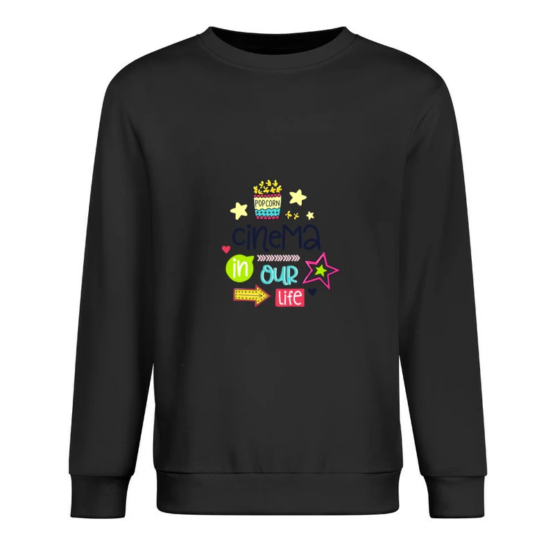 Cinéma et Popcorn : La Vie en Couleurs Homme Sweat-shirt à enfiler