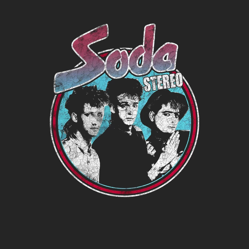 Soda Stereo Vintage Male Pullover Sweatshirt