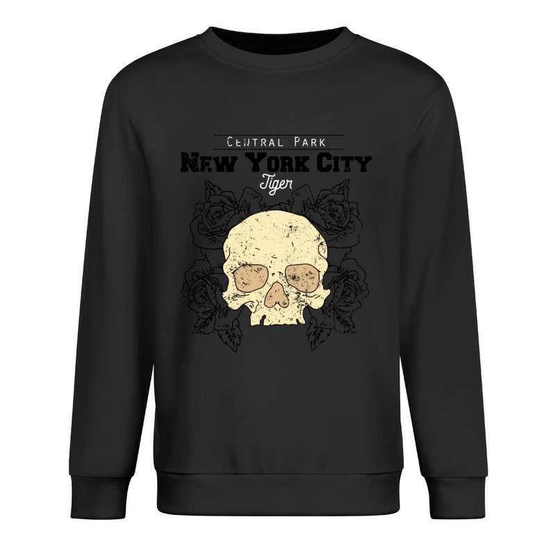 Crâne Central Park Tigre Homme Sweat-shirt à enfiler