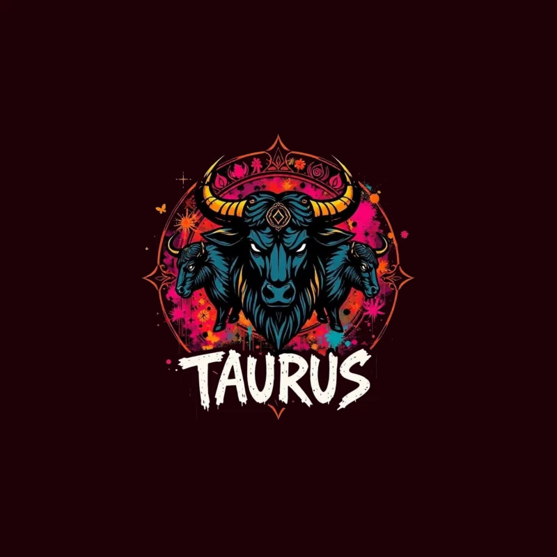 Taurus Astrology Art Travel Mug