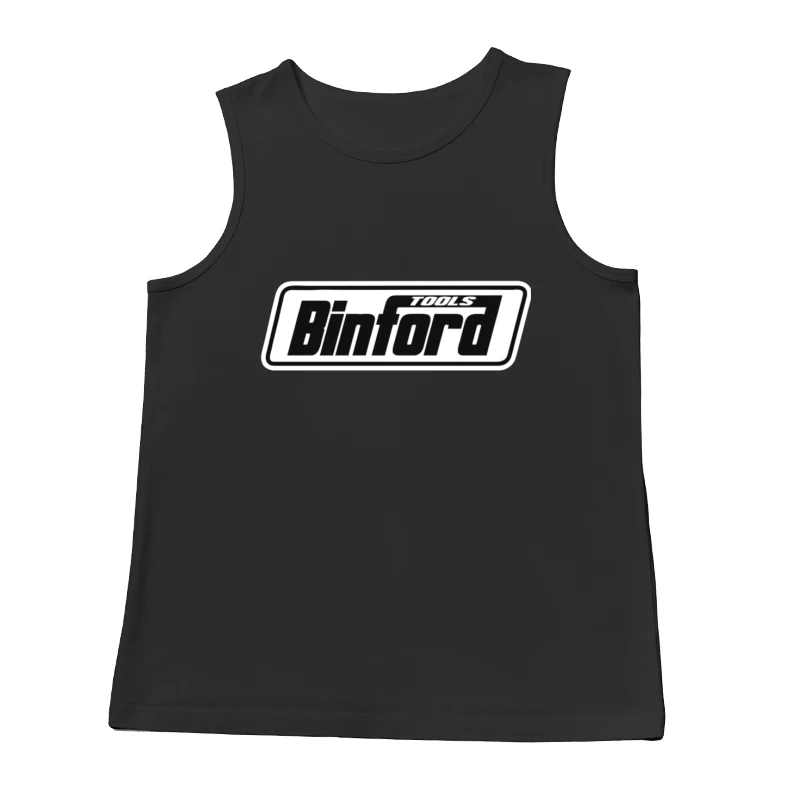 Binford Tools Black and White Company Logo Male Tank Top