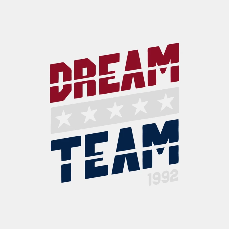 Dream Team 1992: Iconic USA Basketball Olympic Logo Male Tank Top