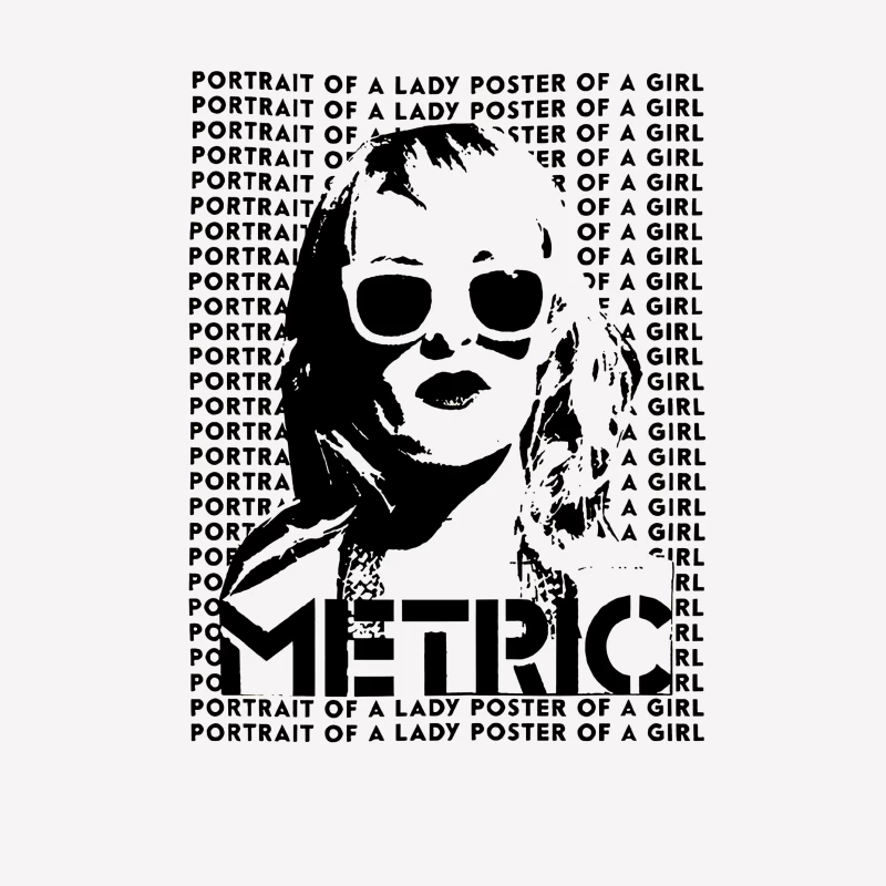 Metric Portrait Of A Lady Male T-Shirt