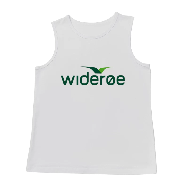 Wideroe Airlines Green Bird Logo Design Male Tank Top