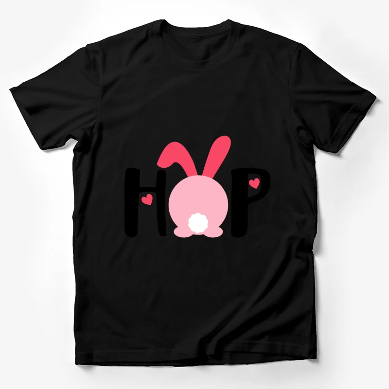Lapin adorable avec des oreilles roses Homme T-Shirt