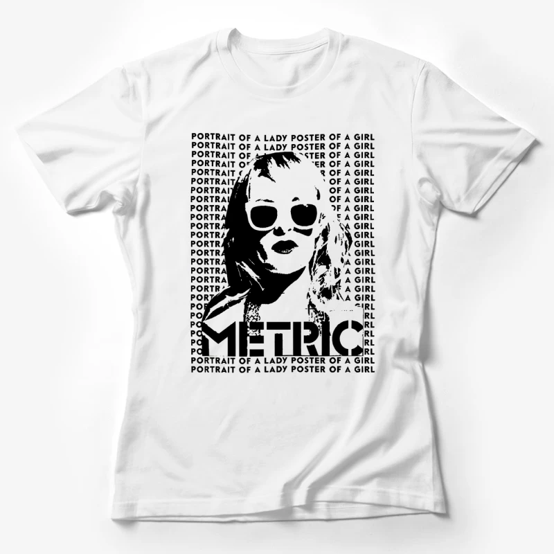 Metric Portrait Of A Lady Female T-Shirt