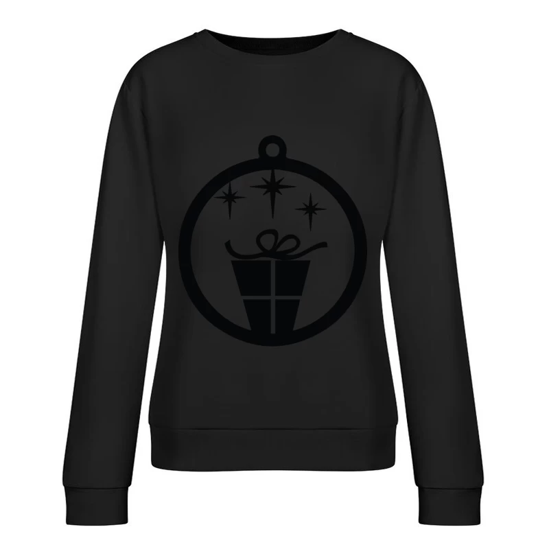 Ornement de Noël avec cadeau Femme Sweat-shirt à enfiler