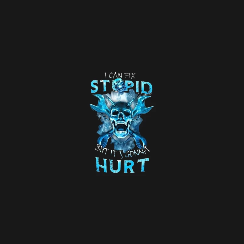Cool Motorcycle Humor Design Desk Mat