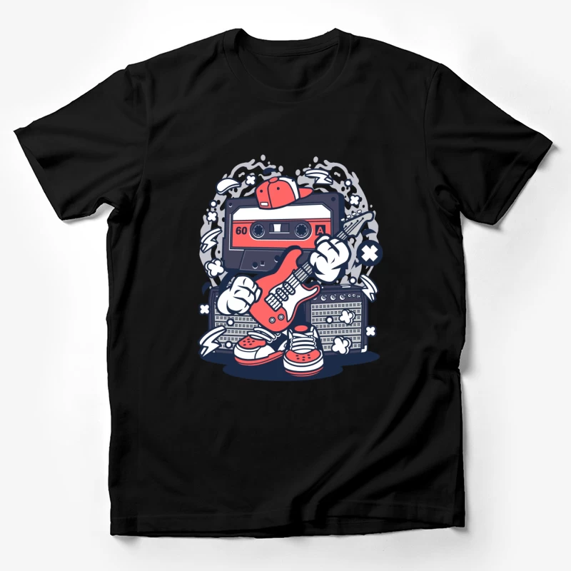 Cassette rétro avec guitare Homme T-Shirt