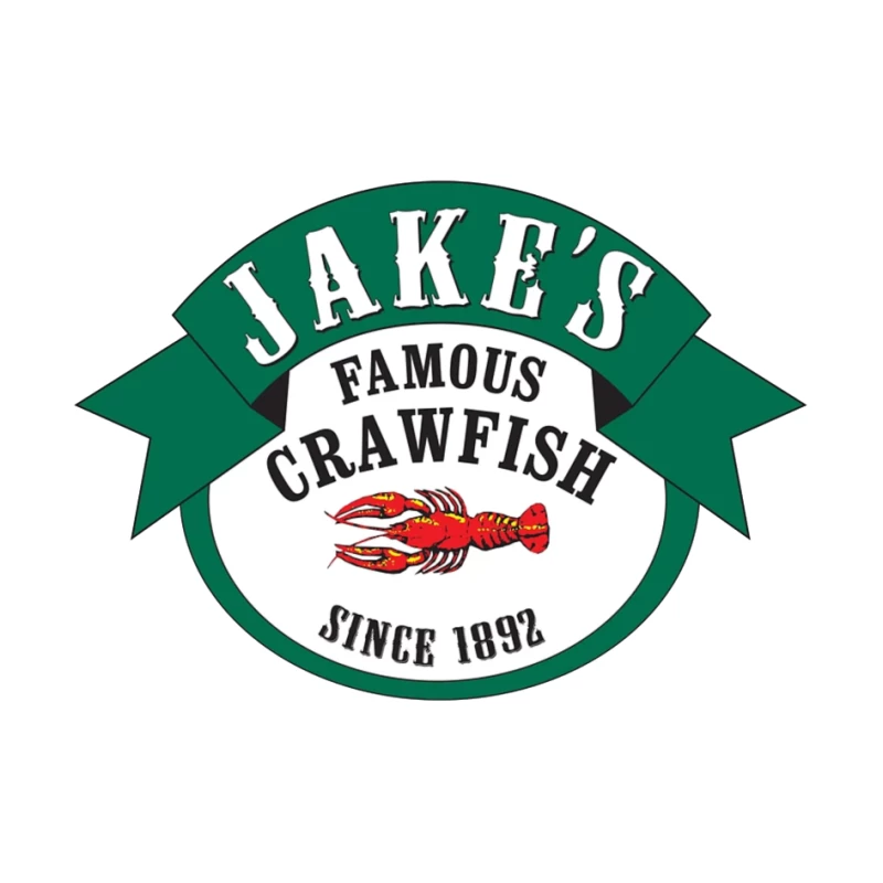 Jake's Famous Crawfish Restaurant - Historic Seafood Logo Since 1892 Pin