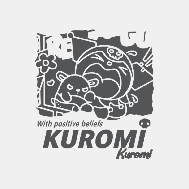 Kuromi und Freunde mit Blumen Herren Tanktops