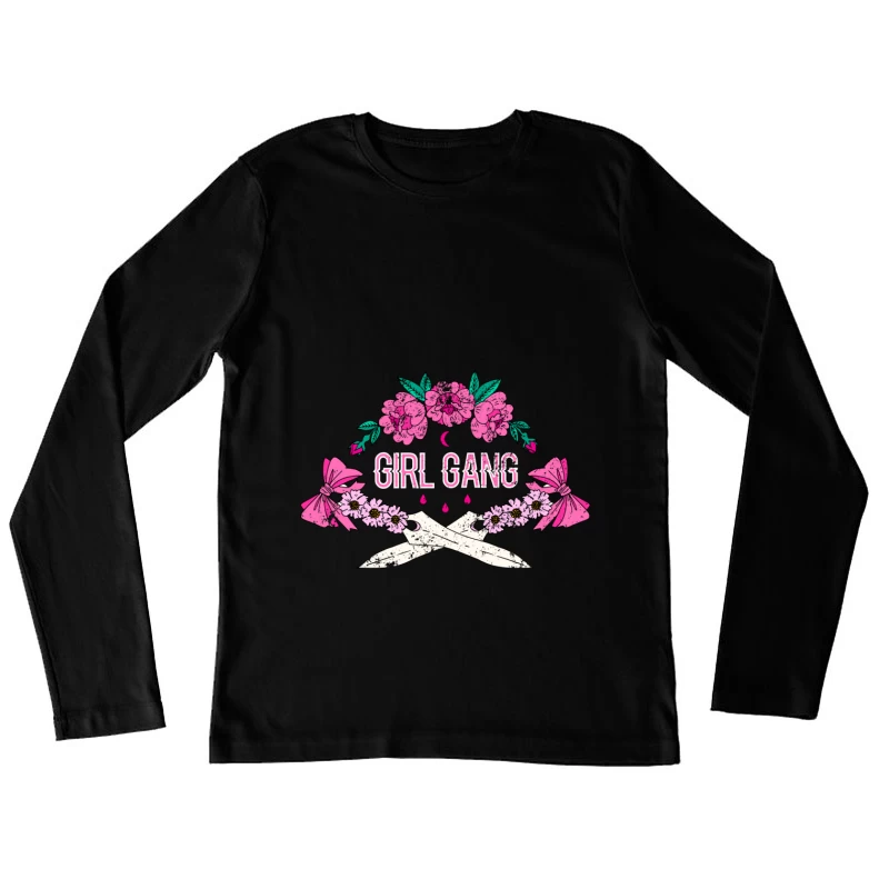 Sorcellerie Florale de la Girl Gang Femme Manches Longues T-Shirt