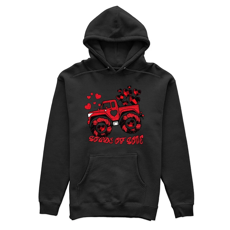 Mädchen-Monstertruck voller Liebe Damen Pullover Hoodie