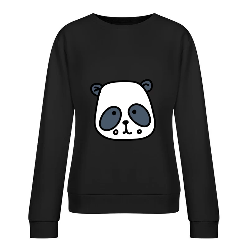 Dessins mignons de panda Femme Sweat-shirt à enfiler