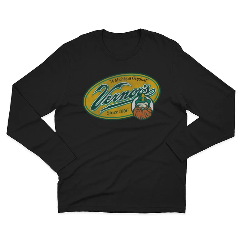 Vernors Ginger soda michigan 4 Male Long Sleeve T-Shirt