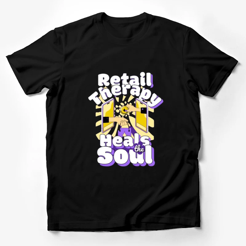 Einzelhandelstherapie heilt die Seele Herren T-Shirt