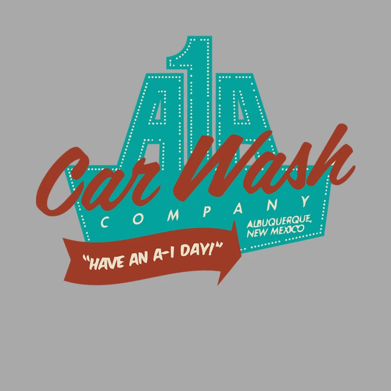 Retro Car Wash Logo for Albuquerque Company Female Pullover Hoodie