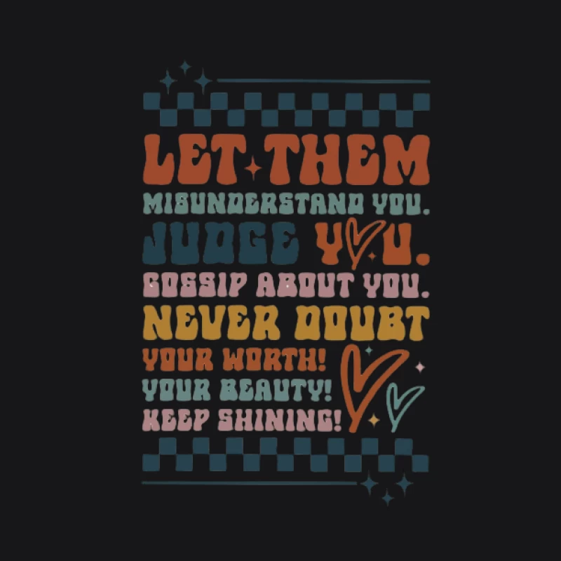 Message inspirant sur la valeur personnelle Homme Sweat à capuche
