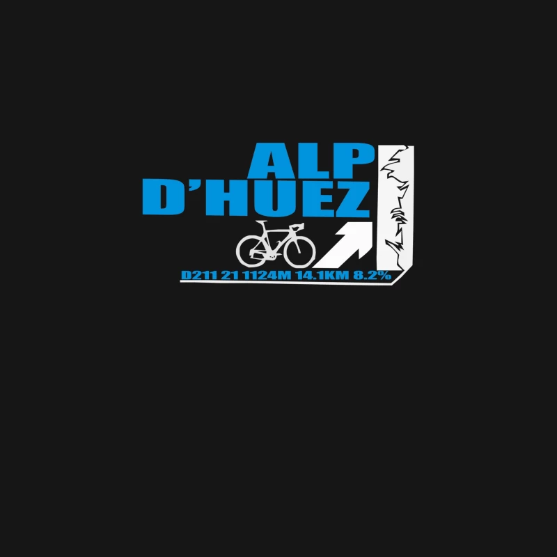 Tour De France Alp D_Huez Cycling Desk Mat