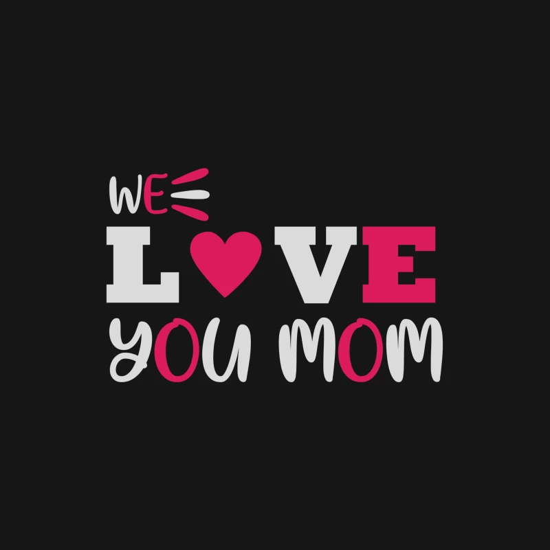 Message d'amour pour maman Femme T-Shirt