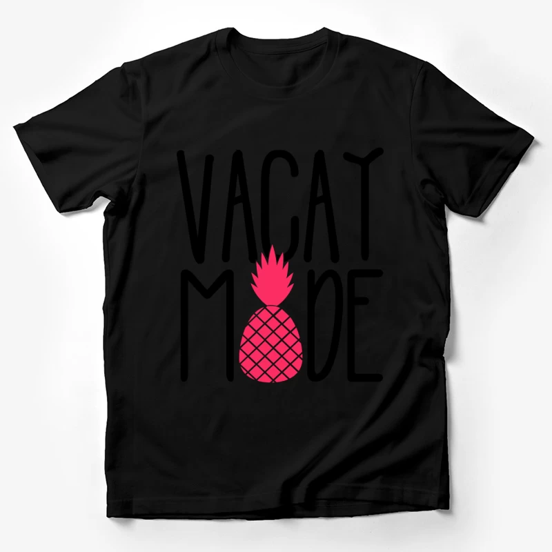 Ananas Stylisé en Silhouette Rose Homme T-Shirt