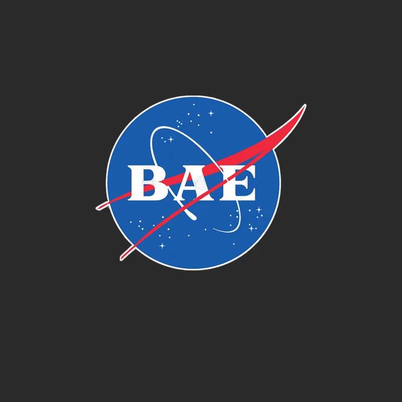 BAE - Nasa Parody Logo Design Baseball Cap