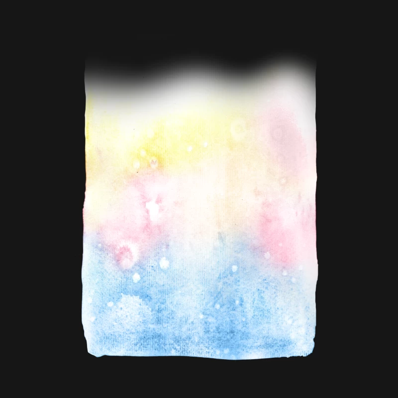 Aquarelle pastel Femme Manches Longues T-Shirt