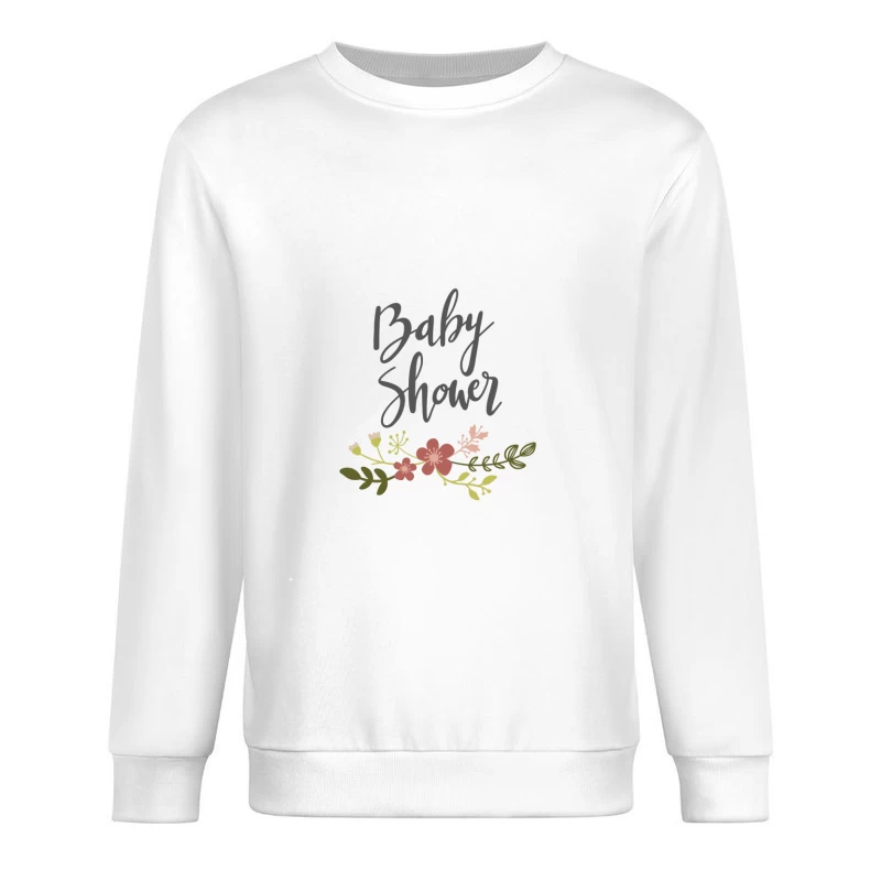 Décoration de Fleurs pour Baby Shower Homme Sweat-shirt à enfiler