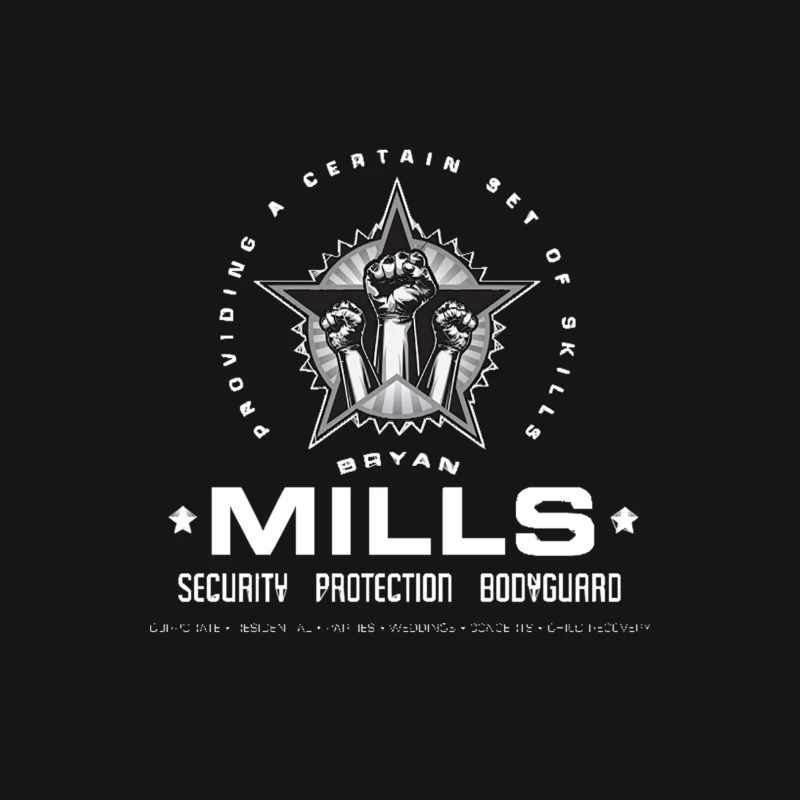 Bryan Mills Protection Services Male Long Sleeve T-Shirt