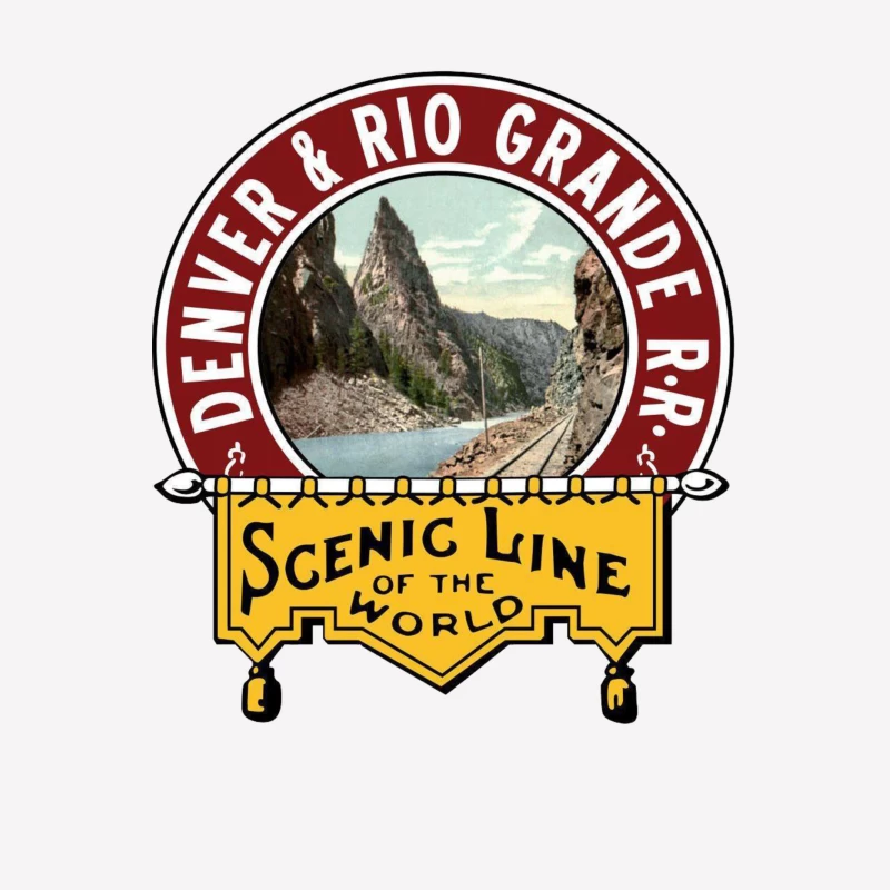 Denver and Rio Grande Male T-Shirt
