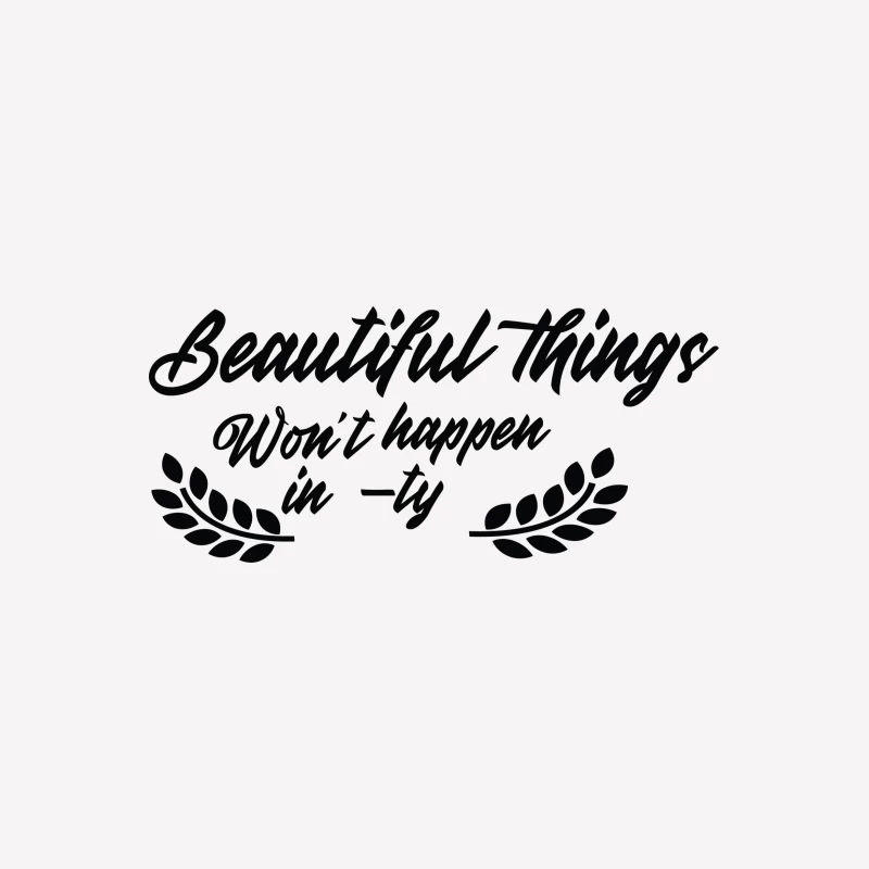 Citation inspirante sur les belles choses Femme T-Shirt