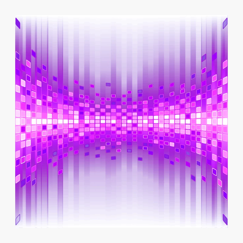 Modern Purple Digital Abstract Geometric Background Pin