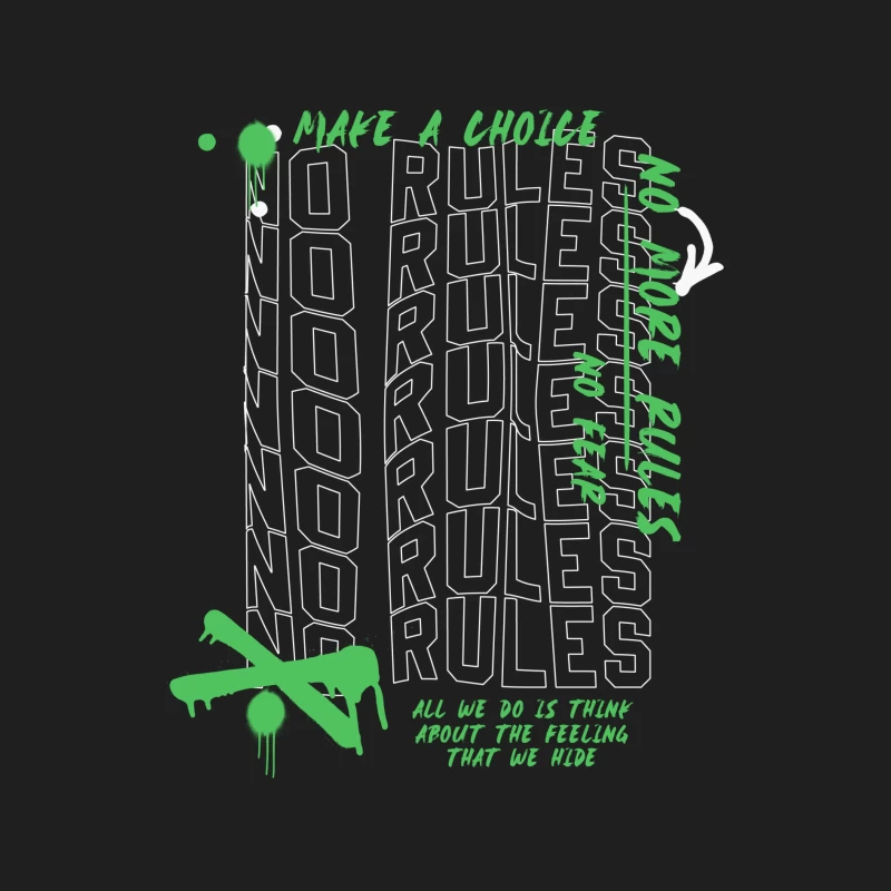 Keine Regeln Skateboard Grafik Herren Tanktops