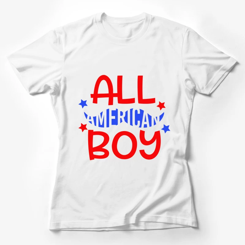 Design vintage 'All American Boy' Femme T-Shirt