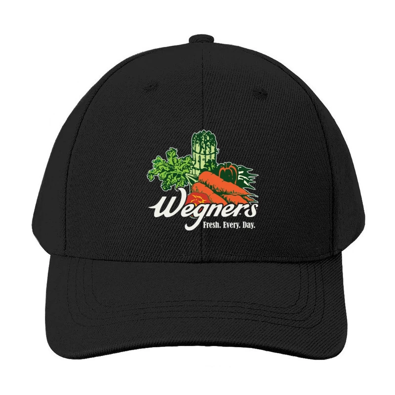 Wegner's Fresh Daily Vegetable Market Logo Baseball Cap