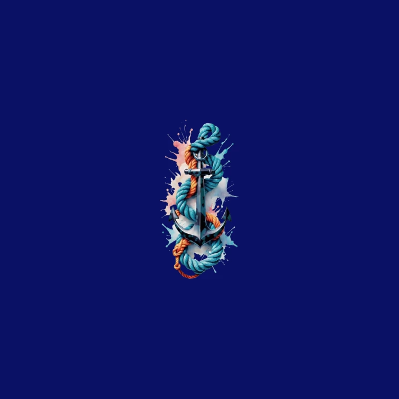 Anchor with Colorful Ropes Coffee Mug