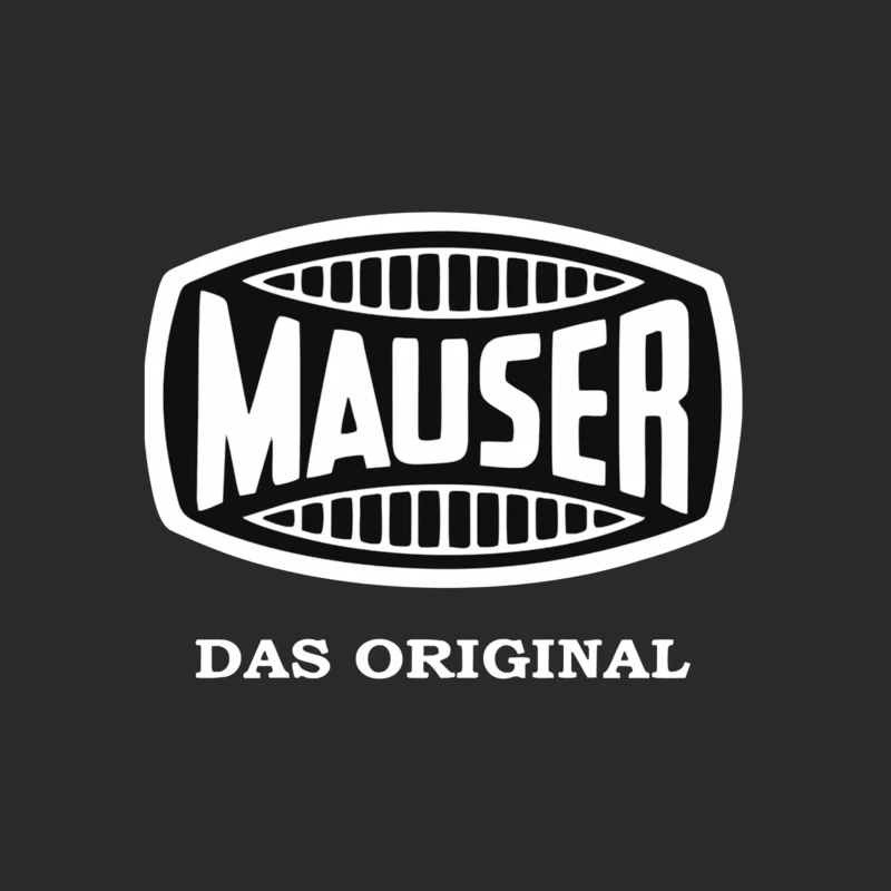 Vintage Mauser Firearms Company Logo with "Das Original" Text Baseball Cap