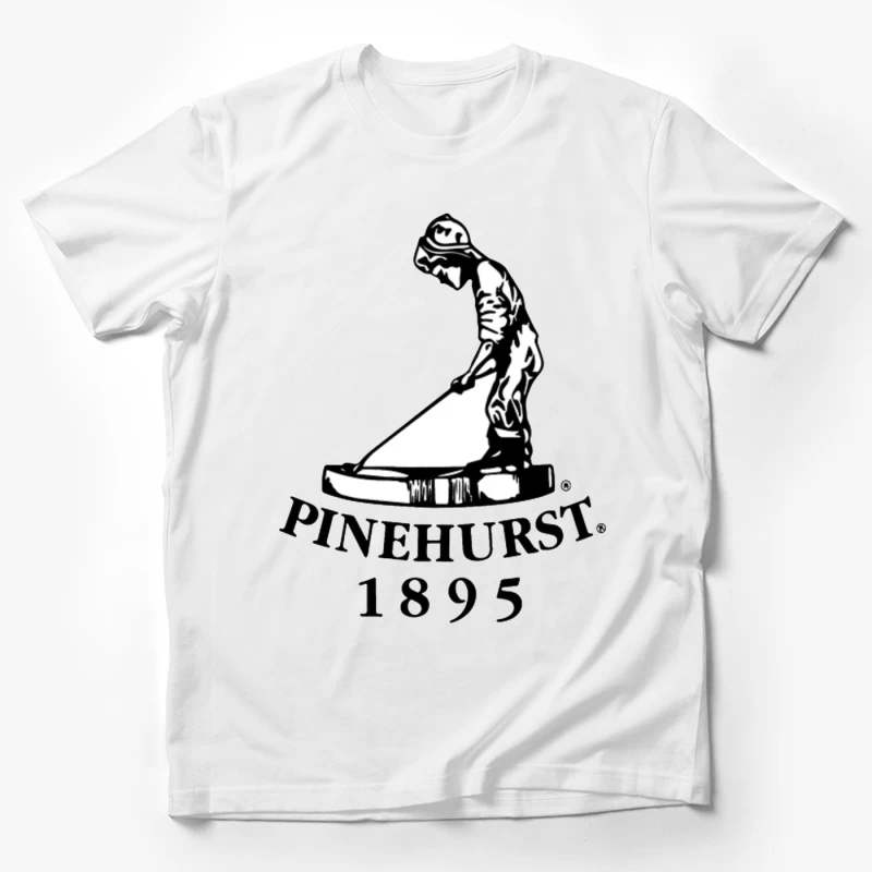 Pinehurst Golf Resort Historic Logo Since 1895 Male T-Shirt