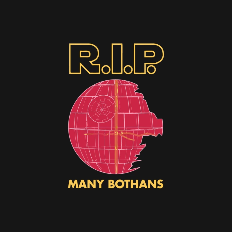Star Wars Death Star R.I.P. Parody Tribute to Bothans Female Long Sleeve T-Shirt