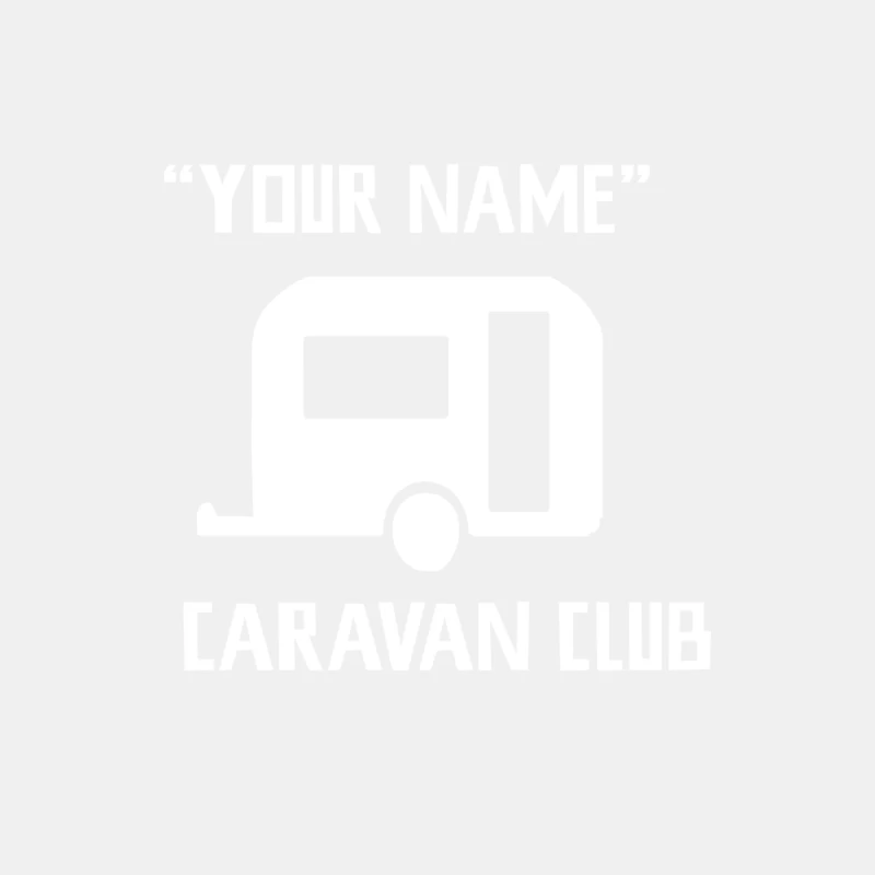 PERSONALISED your name CARAVAN CLUB FUNNY GIFT Male Tank Top