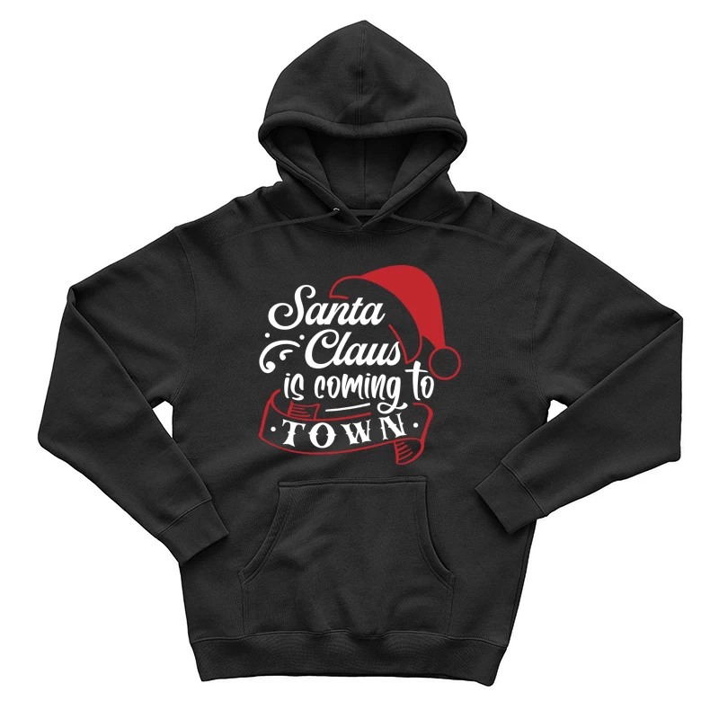 Santa Claus avec Chapeau Rouge Homme Sweat à capuche